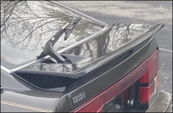 Factory Rear Deck Lid Spoiler, 1986 300ZX (Z31) Coupe