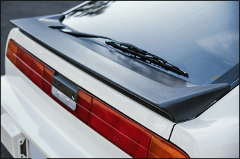 Factory Turbo Rear Deck Lid Spoiler, Black, 87-89 300ZX (Z31)