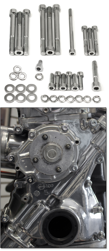 Chromed Timing Cover Bolt Set, 70-83 Z/ZX