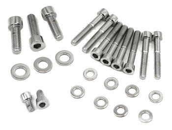 Chromed Valve Cover/Thermostat Top Hardware Kit, 79-83 280ZX