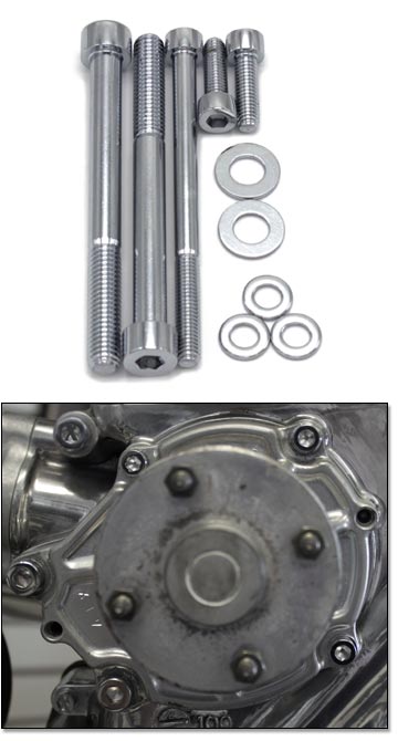 Chromed Water Pump Bolt Set, 70-83 240Z, 260Z, 280Z, 280ZX