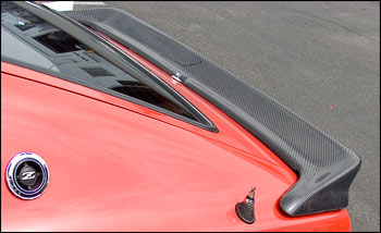 Classic Rear Spoiler, Carbon Fiber, 70-78 240Z-260Z-280Z Coupe