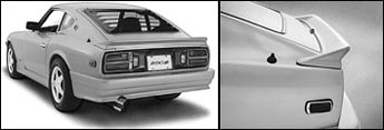 Classic Rear Spoiler, Fiberglass, 74-78 260Z-280Z 2+2