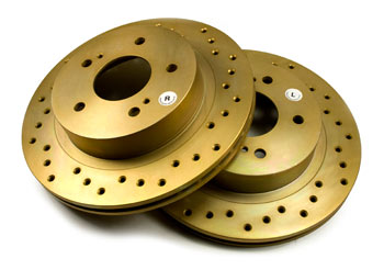 Clearance!: Brake Pros Super Sport Rotors, Rear, 9/86-1/89 300ZX