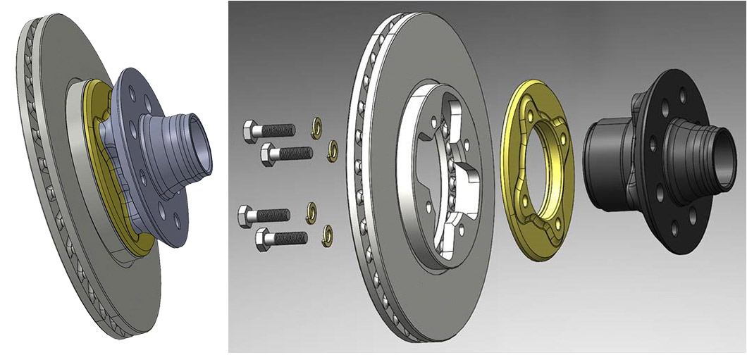 プライド 4 DISC + SPECIAL DISC 1979 Nissan 280ZX Dimpled & Slotted Brake Pad and Rotor Kit